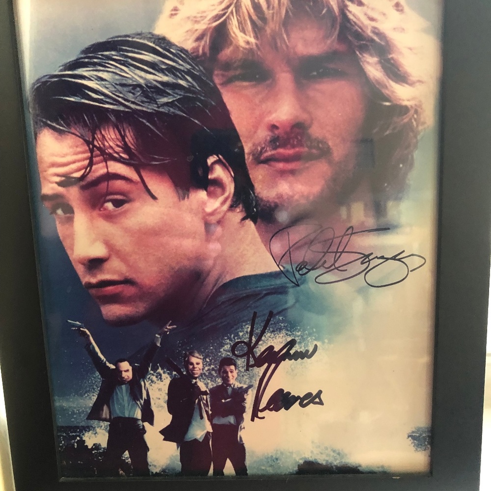 KEANU REEVES AND PATRICK SWAYZE SIGNED PHOTOGRAPH